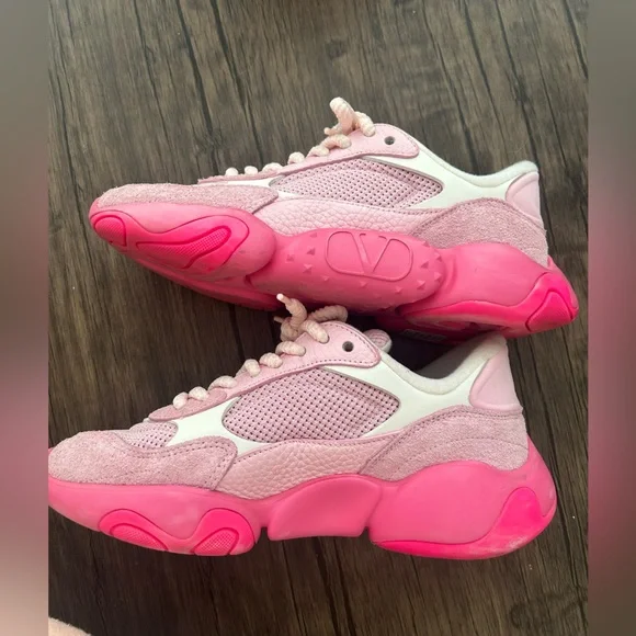 Valentino sneakers pink chunky sneakers size 38/8 - Picture 11 of 14